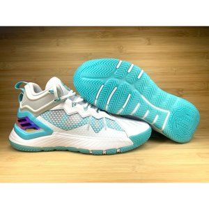 Adidas Derick Rose Son of Chi Basketball Shoes Mens Size 8.5 White Aqua GY3264
